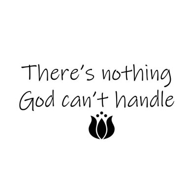 Hristiyan Alıntısı, Baskı için tipografi veya poster, kart, broşür veya tişört olarak kullanım