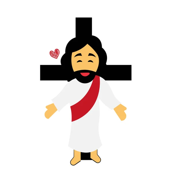 Cristão Isolado Vetor Ilustração Religião Fundo Temático Design Para Cristianismo —  Vetores de Stock