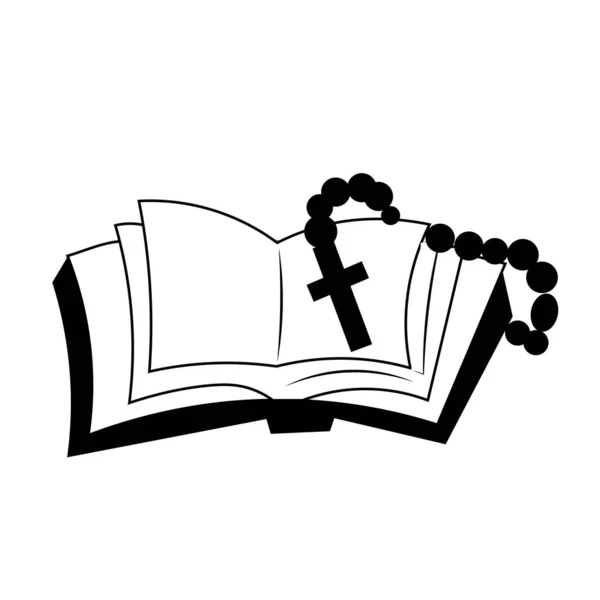 Ilustración Vector Aislado Cristiano Religión Temática Fondo Diseño Para Cristianismo — Archivo Imágenes Vectoriales