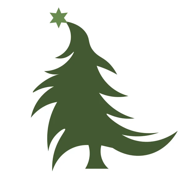 Χριστουγεννιάτικο Δέντρο Διάνυσμα Σχεδιασμό Για Ευχετήρια Κάρτα Πρόσκληση Πανό Πρωτοχρονιά — Διανυσματικό Αρχείο
