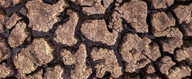 panorama kurumuş kırık göl arka plan dokusu küresel ısınma