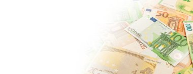 Avro banknotlarının yüksek kaliteli dokusu