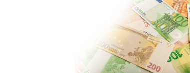 Avro banknotlarının yüksek kaliteli dokusu