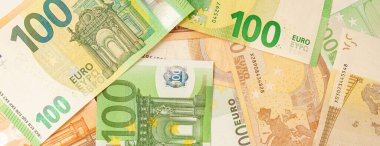 Avro banknotlarının yüksek kaliteli dokusu