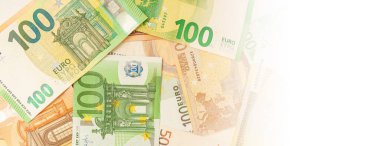 Avro banknotlarının yüksek kaliteli dokusu