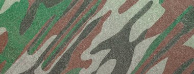 Kahverengi yeşil pamuk kumaşın panorama dokusu