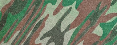 Kahverengi yeşil pamuk kumaşın panorama dokusu