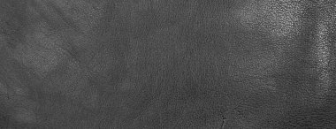 Siyah koyun derisi deri işlemeli panorama dokusu