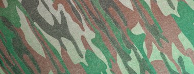 Kahverengi yeşil pamuk kumaşın panorama dokusu