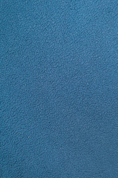 Textuur Van Blauwe Niet Uniforme Fleece Katoenen Stof — Stockfoto