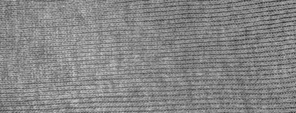 Textura Panorámica Gris Tela Algodón Material — Foto de Stock