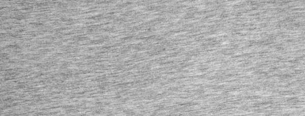 Texture Panoramica Tessuto Cotone Grigio Materiale — Foto Stock