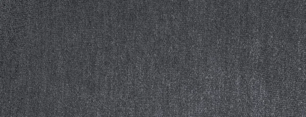 Texture Panoramica Tessuto Cotone Grigio Materiale — Foto Stock