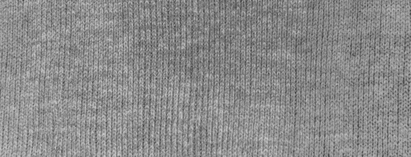 Texture Panoramique Tissu Coton Gris — Photo