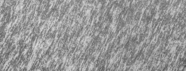 Texture Panoramica Tessuto Cotone Grigio Irregolare — Foto Stock