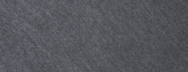 Texture Panoramica Tessuto Cotone Grigio Materiale — Foto Stock