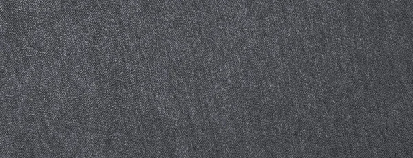 Texture Panoramique Tissu Coton Gris — Photo