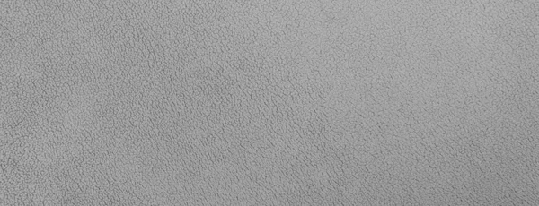 Texture Panoramica Tessuto Cotone Felpato Grigio Non Uniforme — Foto Stock
