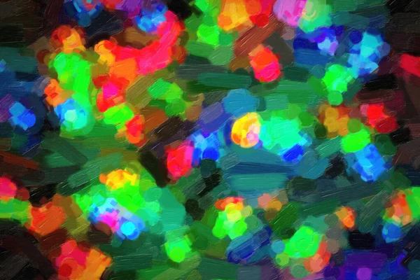 Textura Bokeh Navidad Multicolor Luces Año Nuevo —  Fotos de Stock