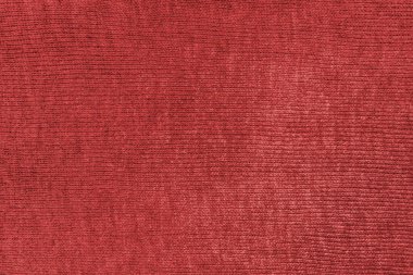 doku kırmızı pamuk kumaş materyali