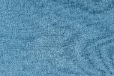 doku mavi pamuk kumaş materyali