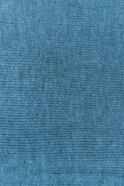 doku mavi pamuk kumaş materyali