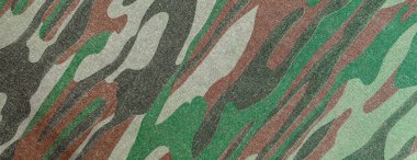 Kahverengi yeşil pamuk kumaşın panorama dokusu