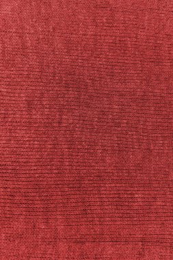 doku kırmızı pamuk kumaş materyali