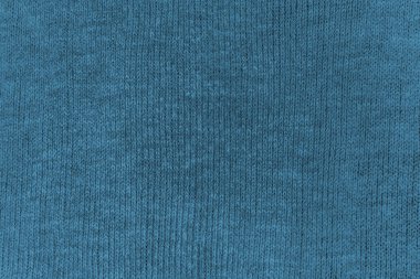 doku mavi pamuk kumaş materyali