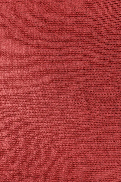 Textura Červená Bavlněná Tkanina Materiál — Stock fotografie
