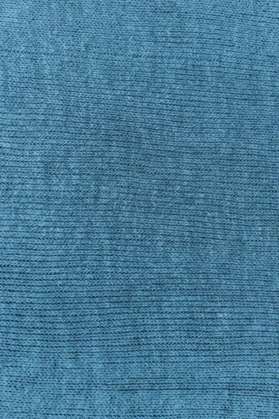 Texture Tissu Coton Bleu Matériau — Photo