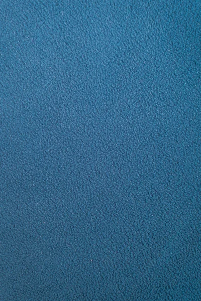 ブルーの不均一なフリースコットン生地の質感 — ストック写真
