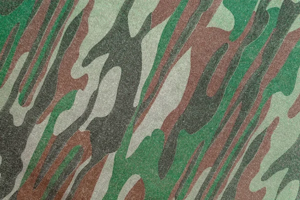 Textura Hnědé Zelené Bavlněné Tkaniny — Stock fotografie