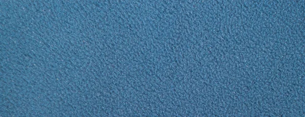 Texture Panoramique Tissu Coton Polaire Bleu Non Uniforme — Photo