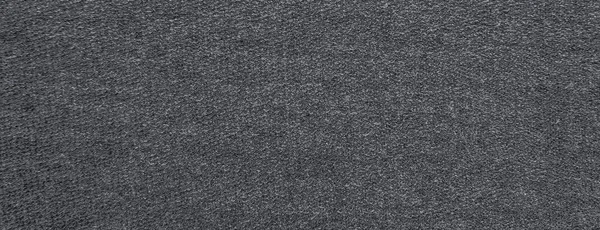 Texture Panoramica Tessuto Cotone Grigio Materiale — Foto Stock