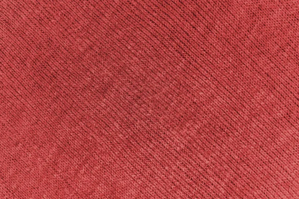 Textuur Rood Katoen Materiaal — Stockfoto