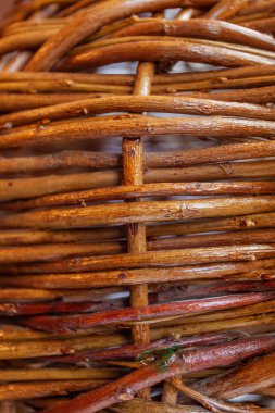 Hasır kahverengi dal dokusu