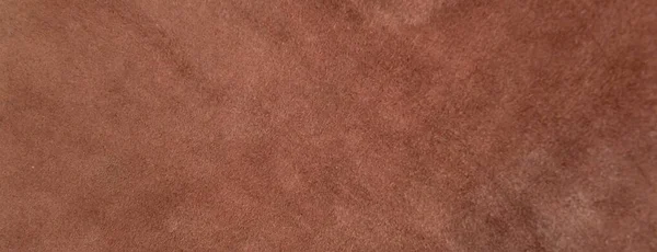 Tekstur Panorama Dari Kulit Sapi Coklat — Stok Foto