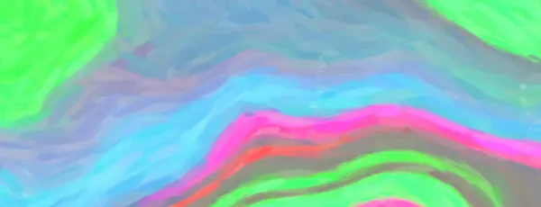 Panorama Pastel Akvarel Špinavé Umění Tahy Štětcem — Stock fotografie