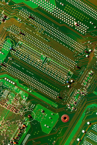 Elektronisk Grön Dator Chip Konsistens — Stockfoto