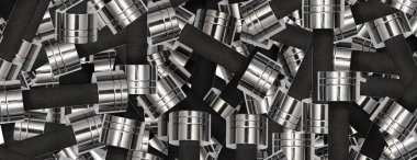 siyah saplı krom halterler