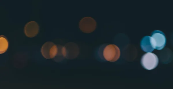 Nuit ville bokeh — Photo