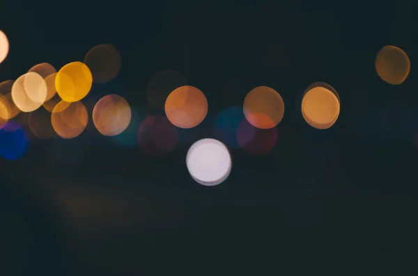 Noche ciudad bokeh — Foto de Stock