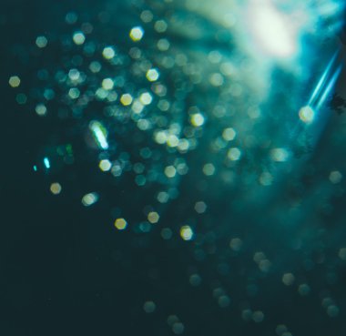 Gece bulanık ışıklar