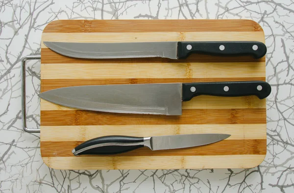 Knifes On Desk — Stock Photo, Image