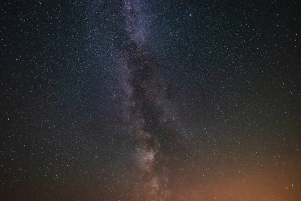 夏の星空の天の川 — ストック写真
