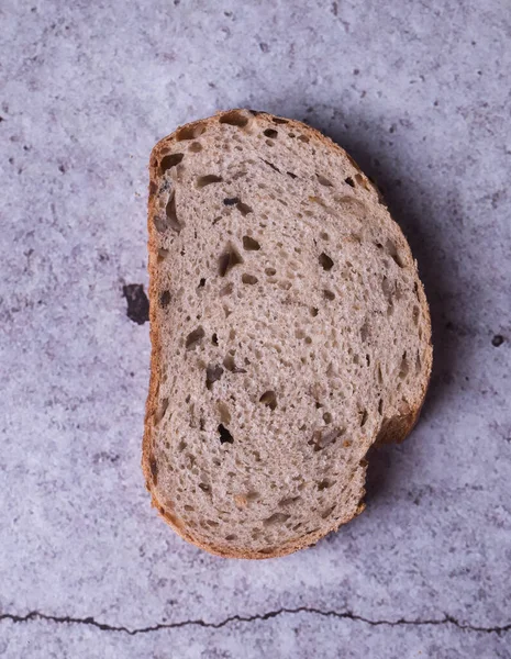 Bread Black Background Fresh Bread — Stock Photo, Image