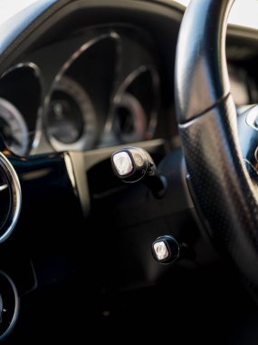 Bakü, Azerbaycan - 7 Eylül 2021: Mersedes-Benz arabası