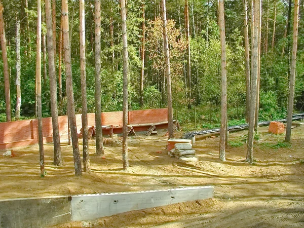 建筑在小屋附近 — 图库照片