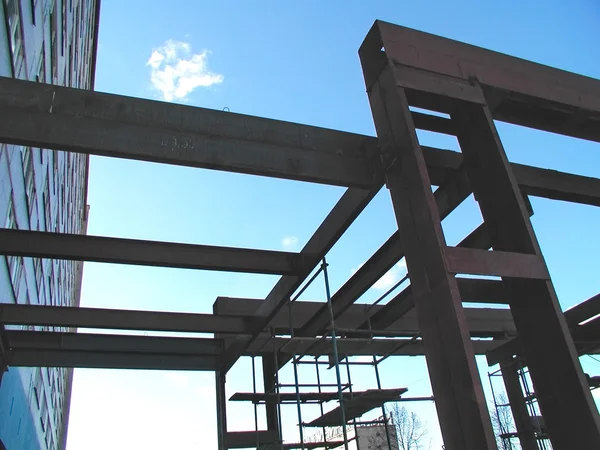 Estructura de acero de construcción — Foto de Stock